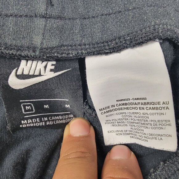 Nike Sportswear Optic Jogger Mens Medium Black Sweatpants Winter Warm 928493-010 - Picture 4 of 11